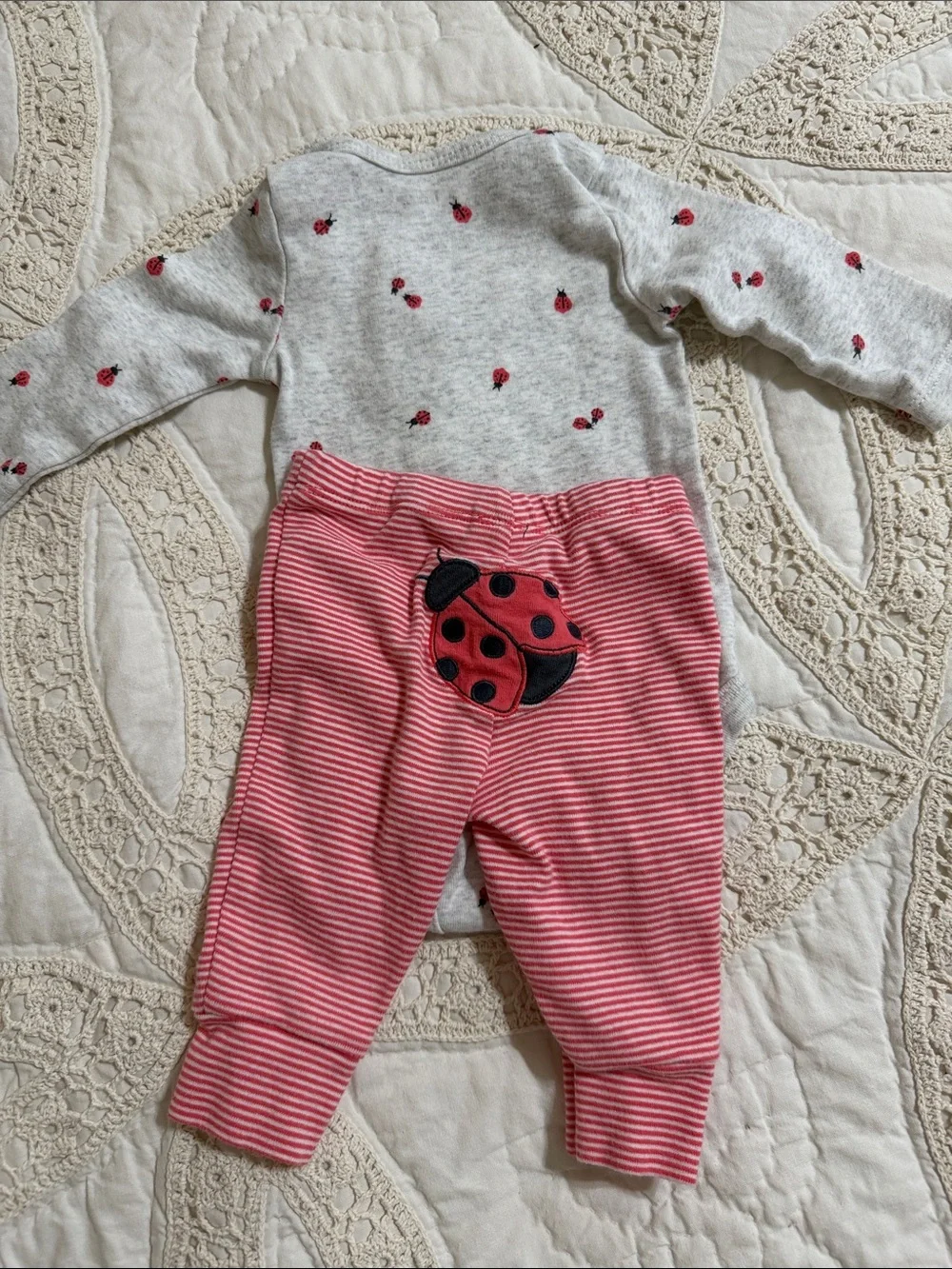 Set of 2 Carter's Baby 3-6 M Matching Sets / Top and Pants